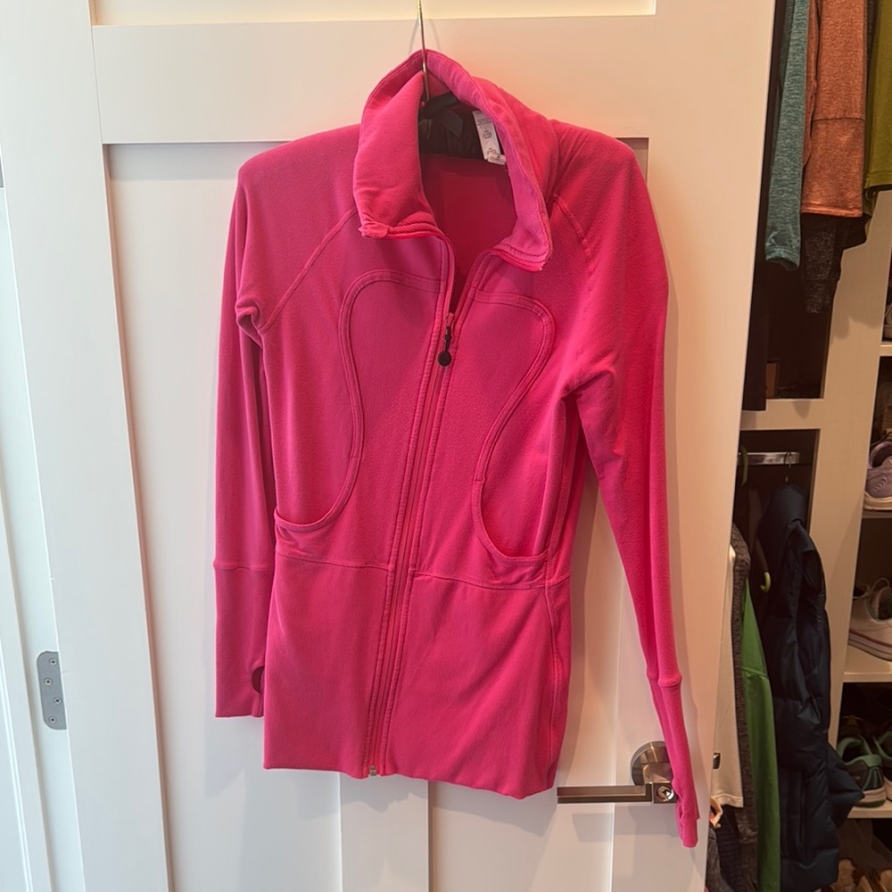 Women's Pink Zip-Up Jacket